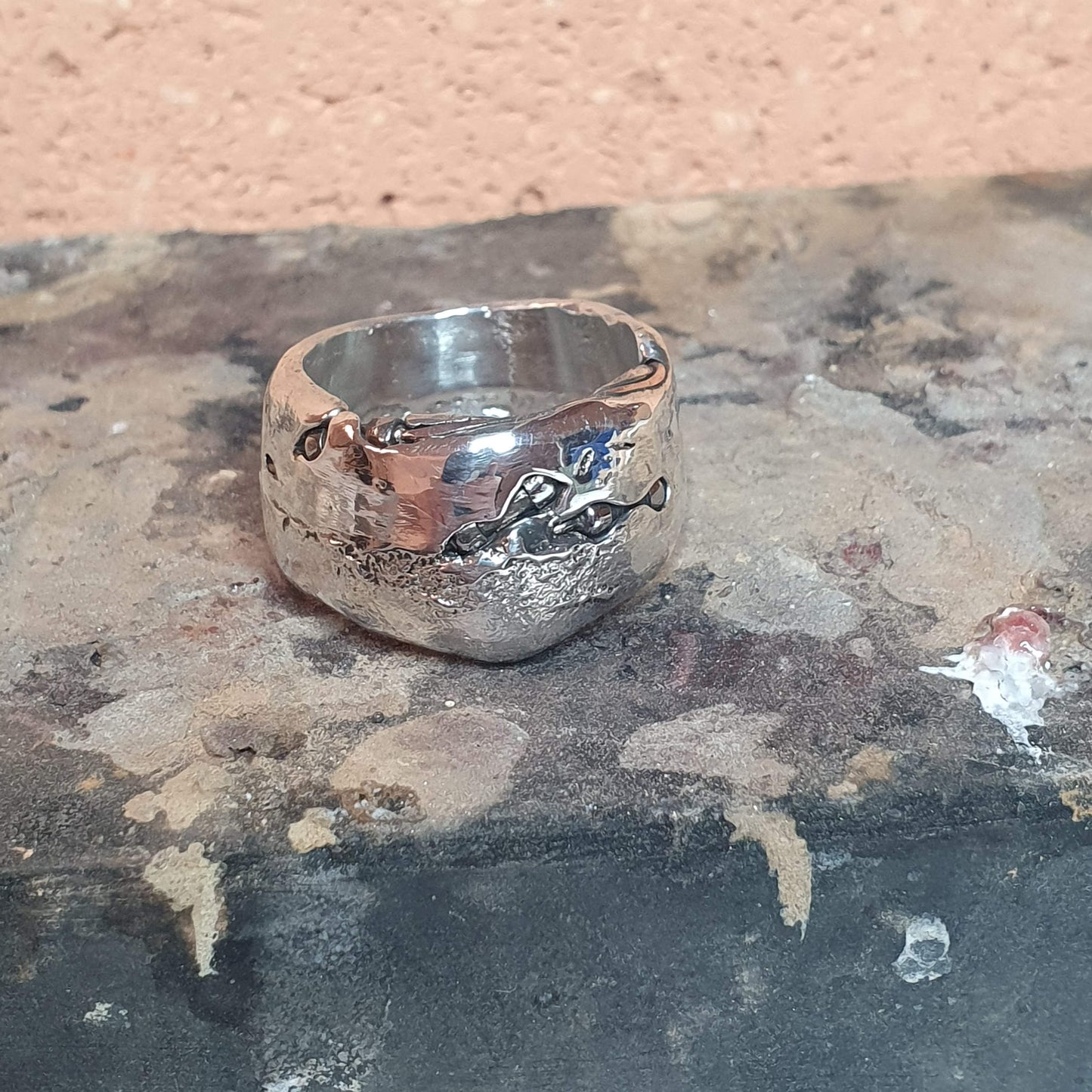 Jennifer Bronson: Silver Resistor Ring (US 7)