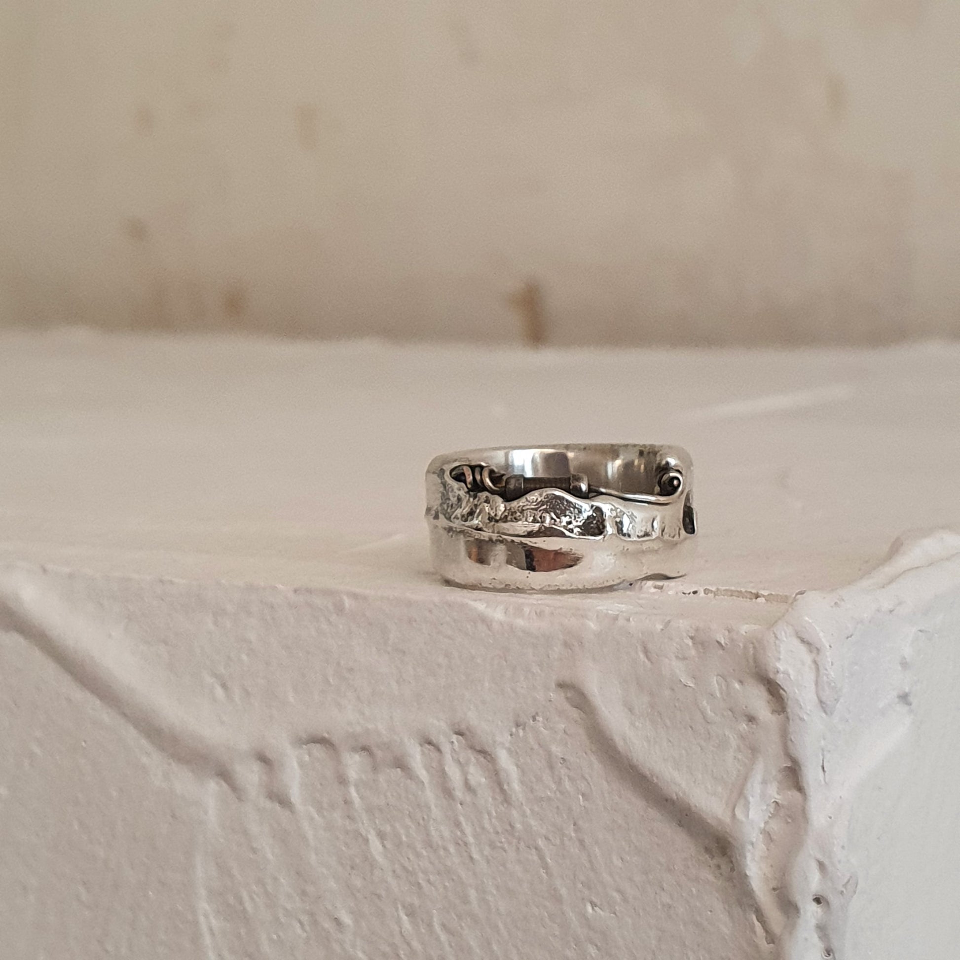 Jennifer Bronson: Silver Resistor Ring (US 5.5)